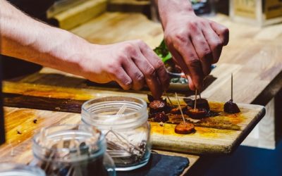 Sticky Glazed Party Sausages